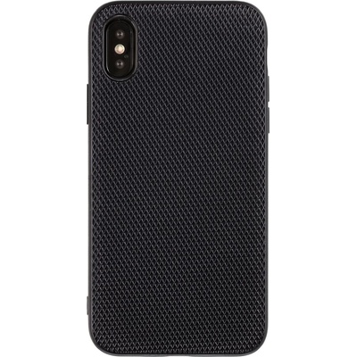 Tactical Blast Pit Cover - хибриден удароустойчив текстилен кейс за iPhone XS, iPhone X (черен)