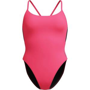 Speedo Дамски бански костюм Speedo Women's Solid Racerback 1 Piece Swimsuit - Raspberry Fill - размер XXL (150-4568-0317)