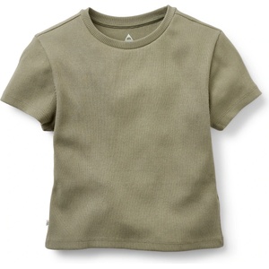 Passenger Дамска тениска Passenger Women's Out There Ribbed T-Shirt - Dusty Olive - размер XL (916-6050-0315)
