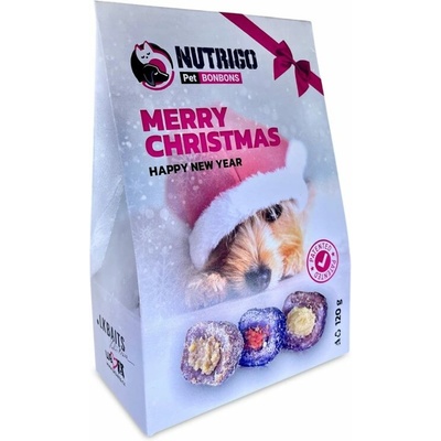 LK Baits Pet Maškrty Nutrigo Bonbons Bag Mini Šťavnaté maškrty Vianoce