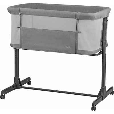 KikkaBoo Бебешка мини кошара с падаща страна KikkaBoo - Noah, Light Grey (31003020093)