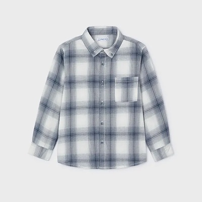 MAYORAL Риза дълъг ръкав каре Cloudy за мини момче Майорал