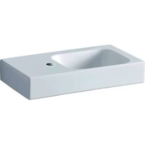 Geberit iCon xs - Умивалник, 53x31 см, с KeraTect, бял 124153600 (124153600)