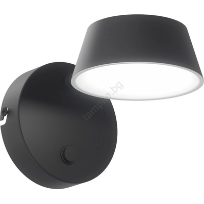 Open Design OR86522 - LED стенна лампа TIMO LED/6W/230V 3000/4500/6500K черна (OD0091)