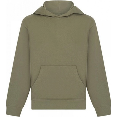 SF Minni dětská oversize klokanka se spadlými rameny s certifikací Vegan Khaki