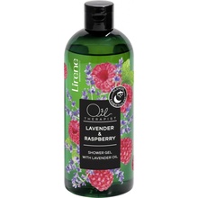 Lirene Oil Therapist Lavender & Raspberry sprchový gel s levandulovým olejem 400 ml