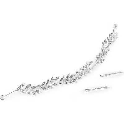 Štrasová ozdoba / čelenka do vlasů Varianta: crystal, Balení: 1 ks – Zboží Mobilmania