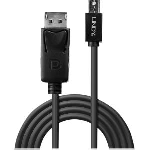 Lindy LINDY Mini DisplayPort към Displayport кабел черен 2m (41646)