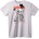 NOONEBRAND Тениска Робот Мечка Предупреждение - 6XL, White