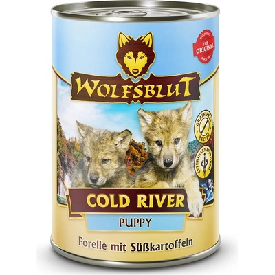 Wolfsblut Cold River Puppy pstruh s batátmi 395 g
