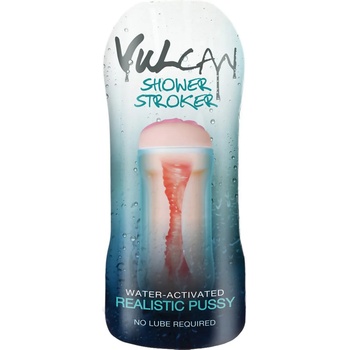 Image 1 of Vulcan Shower Stroker Water-Activated Realistic Pussy