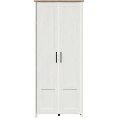 Black Red White Двукрилен гардероб loksa szf2d/85