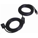 Premiumcord ku2rep25 USB 2.0 opakovač a predlžovací A/M-A/F, 25m, černý