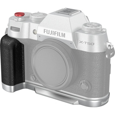 SmallRig 4713C silikónová L-rukoväť pre Fujifilm X-T50 (strieborná)