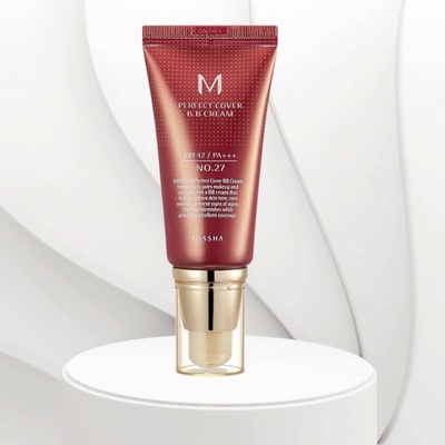 MISSHA M Perfect Cover BB Cream SPF42 PA No.25 Warm Beige BB krém 50 ml – Zboží Dáma