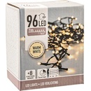 German Svetelná reťaz LED 96 LED 7 m 8 funkcií interiér exteriér teplá biela