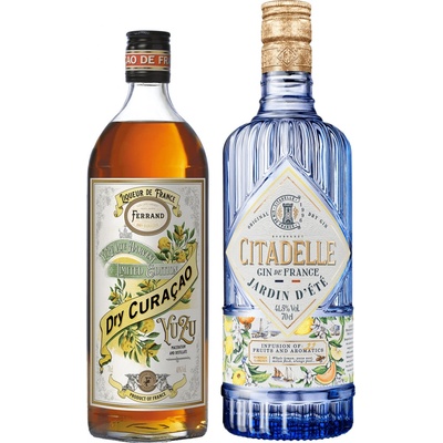 Pierre Ferrand Dry Curaçao Yuzu Citadelle Jardin d'été 41.5% (set 1 x 0.7 L, 1 x 0.7 L)