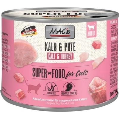 MAC's Cat teľacie a morka 200 g