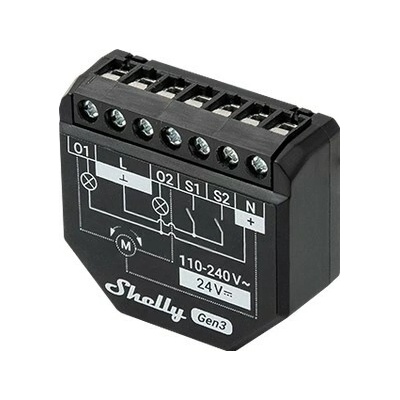 SHELLY 2PM GEN3 Spínací modul s měřením spotřeby, 2kanálový, Wifi, Bluetooth – Zboží Živě