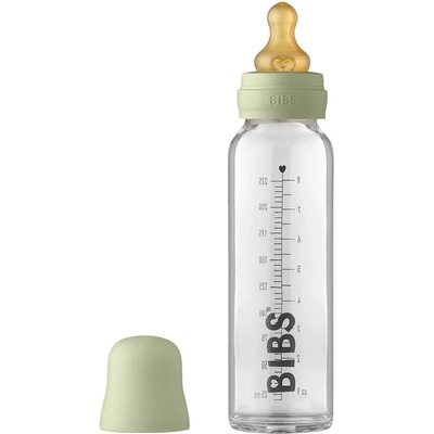 Bibs Baby Bottle skleněná láhev Sage 225 ml