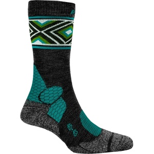 P. A. C P. A. C. Дамски туристически чорапи P. A. C. Women's 4.1 Trekking Merino Stability Walking socks - Anthracite / Petrol - размер 35-37 (EU) (201-8964-0311)