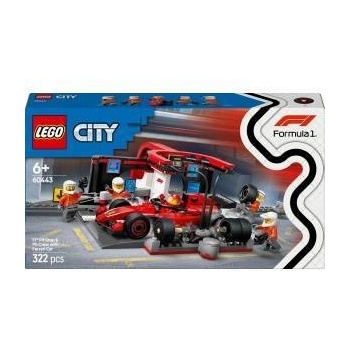 LEGO® LEGO® City F1® Pit Stop & Pit Crew with Ferrari Car, 322 pcs