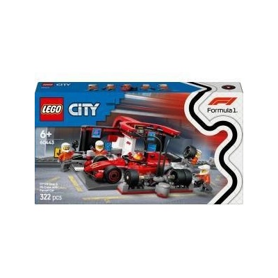 LEGO® LEGO® City F1® Pit Stop & Pit Crew with Ferrari Car, 322 pcs