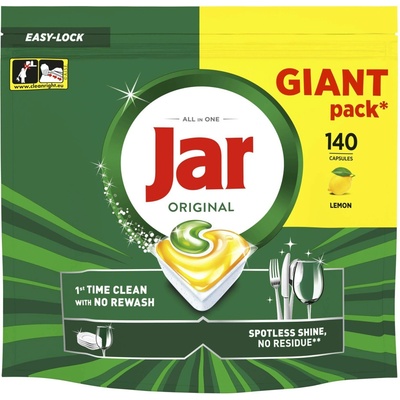 Jar Original Lemon kapsle do myčky 140 ks – Sleviste.cz