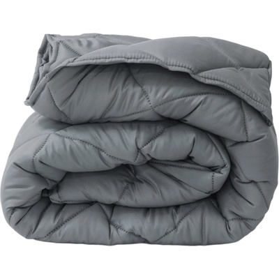 Izidream Зимна олекотена завивка за единично легло 150/210 см Елинор тъмносива