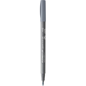 STAEDTLER Флумастер Staedtler Pigment Brush 371, сив 87 (31656-А-СИВ 87)