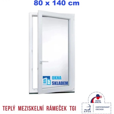 ERKADO 80 x 140 cm bílé |otevíravé i sklopné pravé – Hledejceny.cz