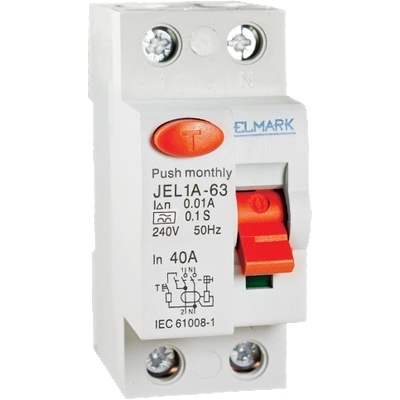 ELMARK ДЕФЕКТНОТОКОbА ЗАЩИТА jel1a 6ka 2p 80a/100ma (40582)