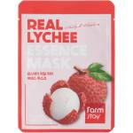 Farmstay Real Lychee Essence Mask - Ревитализираща маска с екстракт от личи 1бр/23мл
