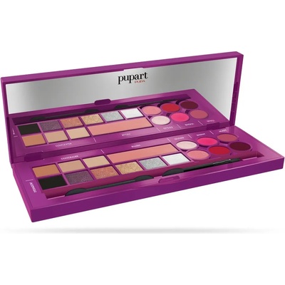 Pupa Pupart S Show Must Glow On 010267A004 грим палитра за лице очи и устни 9.1g