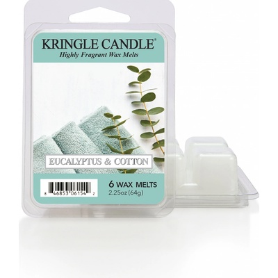 Kringle Candle Eucalyptus & Cotton vosk do aromalampy 64 g