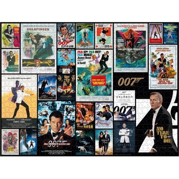 WINNING MOVES James Bond: Filmová koláž 1000 dielov