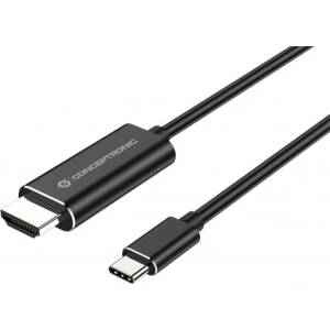 Conceptronic Кабел Conceptronic - ABBY04B (USB-C към HDMI, 4K/30Hz, 2 м, черен) (ABBY04B)