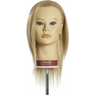 L´image Cvičná hlava platinová blond Limage Sarah 25 cm