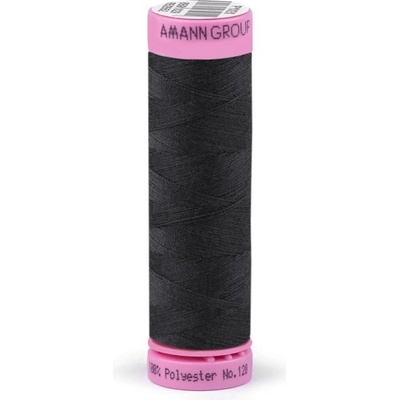 Polyesterové nitě návin 100 m Aspo Amann 4000 Black