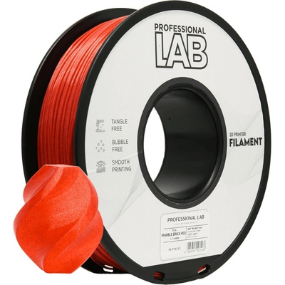 Professional Lab FG-P182-E1, 3D филамент, PLA Marble, 1, 75mm, 1000g, Червен (Brick red) (FG-P182-E1)