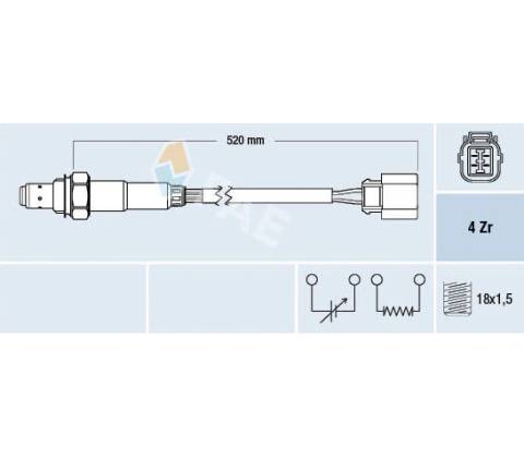 Lambda sonda FAE 77318