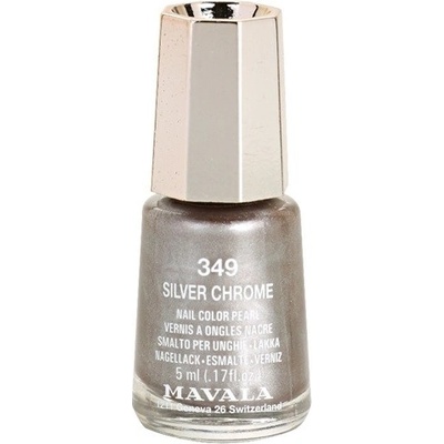 Mavala Jewel Natale lak na nehty 349 Silver Chrome Nail Color Pearl 5 ml
