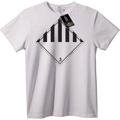 NOONEBRAND Тениска Геометричен Диамант - 2XL, White