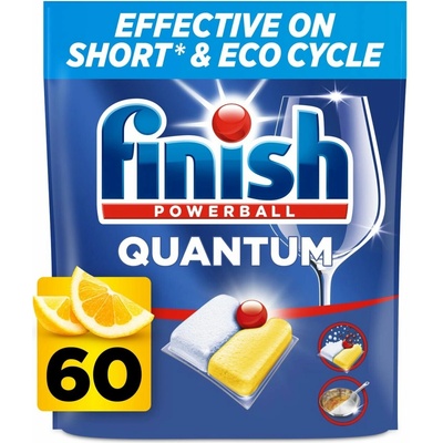 Finish Powerball Quantum All in 1 Lemon Sparkle kapsle do myčky nádobí 60 ks – Hledejceny.cz