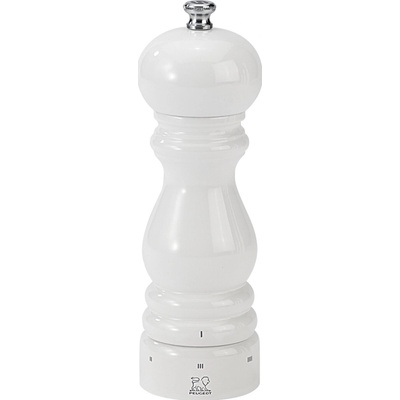 Peugeot uSelect Paris mlynček na korenie na bielo lakované bukové drevo 18 cm