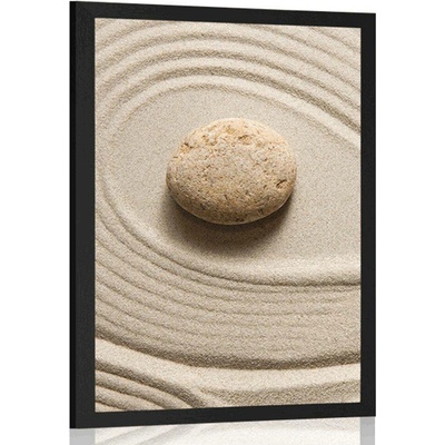 Plakát Zen zahrada - 40x60 white