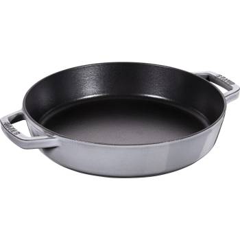 Staub Staub Cast чугунен тиган за пържене с две дръжки, 26 cm, сив (40511-726-0)