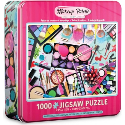 EUROGRAPHICS v plechové krabičce Paleta barev Makeup 1000 dielov