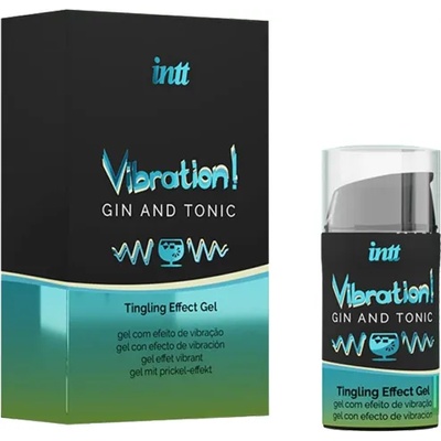 INTT Течен вибратор "intt gin tonic" 15 мл Изтръпващо пулсиращ и загряващ ефект
