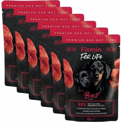 Fitmin For Life Adult Beef 6 x 85 g